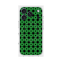 プレミアムスクエアケース with MagSafe［ Shower Dot - Green ］