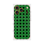プレミアムスクエアケース with MagSafe［ Shower Dot - Green ］