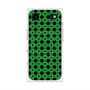 プレミアムスクエアケース with MagSafe［ Shower Dot - Green ］