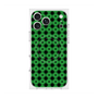 プレミアムスクエアケース with MagSafe［ Shower Dot - Green ］