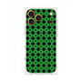 プレミアムスクエアケース with MagSafe［ Shower Dot - Green ］