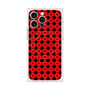 プレミアムスクエアケース with MagSafe［ Shower Dot - Red ］