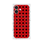 プレミアムスクエアケース with MagSafe［ Shower Dot - Red ］