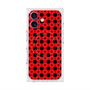 プレミアムスクエアケース with MagSafe［ Shower Dot - Red ］