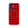 プレミアムスクエアケース with MagSafe［ Shower Dot - Red ］