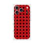 プレミアムスクエアケース with MagSafe［ Shower Dot - Red ］