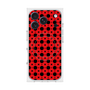 プレミアムスクエアケース with MagSafe［ Shower Dot - Red ］