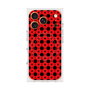 プレミアムスクエアケース with MagSafe［ Shower Dot - Red ］