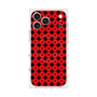 プレミアムスクエアケース with MagSafe［ Shower Dot - Red ］