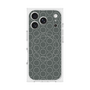 プレミアムスクエアケース with MagSafe［ Dot Circle - Gray ］
