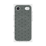 プレミアムスクエアケース with MagSafe［ Dot Circle - Gray ］