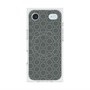 プレミアムスクエアケース with MagSafe［ Dot Circle - Gray ］