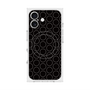 プレミアムスクエアケース with MagSafe［ Dot Circle - Black ］