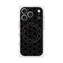 プレミアムスクエアケース with MagSafe［ Dot Circle - Black ］