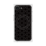 プレミアムスクエアケース with MagSafe［ Dot Circle - Black ］