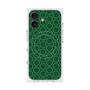 プレミアムスクエアケース with MagSafe［ Dot Circle - Green ］
