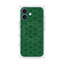 プレミアムスクエアケース with MagSafe［ Dot Circle - Green ］