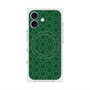 プレミアムスクエアケース with MagSafe［ Dot Circle - Green ］