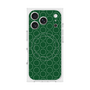 プレミアムスクエアケース with MagSafe［ Dot Circle - Green ］