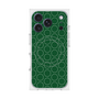 プレミアムスクエアケース with MagSafe［ Dot Circle - Green ］