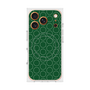 プレミアムスクエアケース with MagSafe［ Dot Circle - Green ］