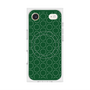 プレミアムスクエアケース with MagSafe［ Dot Circle - Green ］