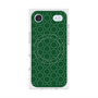 プレミアムスクエアケース with MagSafe［ Dot Circle - Green ］