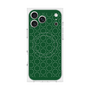 プレミアムスクエアケース with MagSafe［ Dot Circle - Green ］