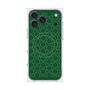 プレミアムスクエアケース with MagSafe［ Dot Circle - Green ］