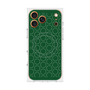 プレミアムスクエアケース with MagSafe［ Dot Circle - Green ］