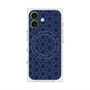 プレミアムスクエアケース with MagSafe［ Dot Circle - Navy ］
