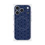 プレミアムスクエアケース with MagSafe［ Dot Circle - Navy ］