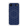 プレミアムスクエアケース with MagSafe［ Dot Circle - Navy ］