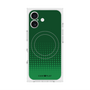 プレミアムスクエアケース with MagSafe［ Dot Gradation - Green ］