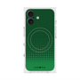 プレミアムスクエアケース with MagSafe［ Dot Gradation - Green ］