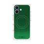 プレミアムスクエアケース with MagSafe［ Dot Gradation - Green ］