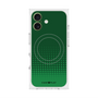 プレミアムスクエアケース with MagSafe［ Dot Gradation - Green ］