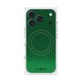 プレミアムスクエアケース with MagSafe［ Dot Gradation - Green ］
