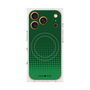 プレミアムスクエアケース with MagSafe［ Dot Gradation - Green ］