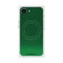 プレミアムスクエアケース with MagSafe［ Dot Gradation - Green ］