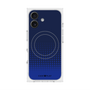 プレミアムスクエアケース with MagSafe［ Dot Gradation - Blue ］