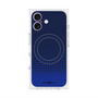 プレミアムスクエアケース with MagSafe［ Dot Gradation - Blue ］