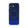 プレミアムスクエアケース with MagSafe［ Dot Gradation - Blue ］