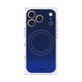 プレミアムスクエアケース with MagSafe［ Dot Gradation - Blue ］
