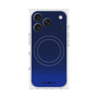 プレミアムスクエアケース with MagSafe［ Dot Gradation - Blue ］