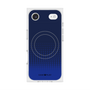 プレミアムスクエアケース with MagSafe［ Dot Gradation - Blue ］