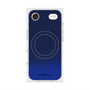 プレミアムスクエアケース with MagSafe［ Dot Gradation - Blue ］
