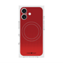 プレミアムスクエアケース with MagSafe［ Dot Gradation - Red ］