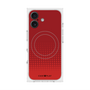 プレミアムスクエアケース with MagSafe［ Dot Gradation - Red ］