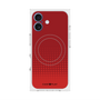 プレミアムスクエアケース with MagSafe［ Dot Gradation - Red ］